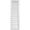 Ekena Millwork Vertical Surface Mount PVC Gable Vnt: Non-Functional, w/2"W x 1-1/2"H, Brickmould Frame, 12"W x 40"H GVPVE12X4002SN - alternate 1
